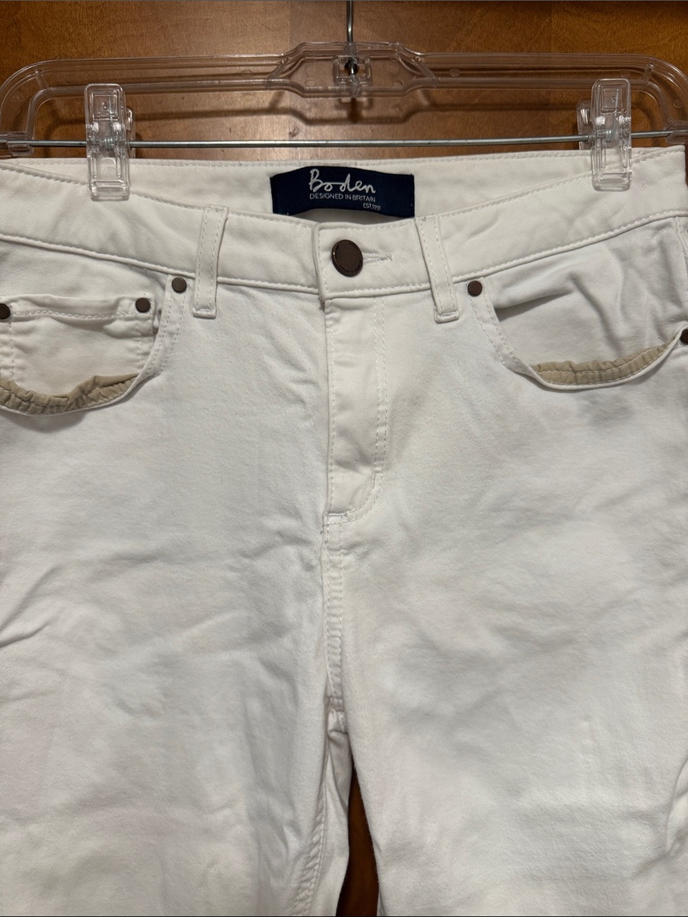 Boden | White Skinny Jeans “The Mayfair Modern” Sz 6 US